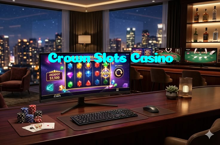 Crown Slots Casino casino presented on mobile device in Pakistan with slots and live games